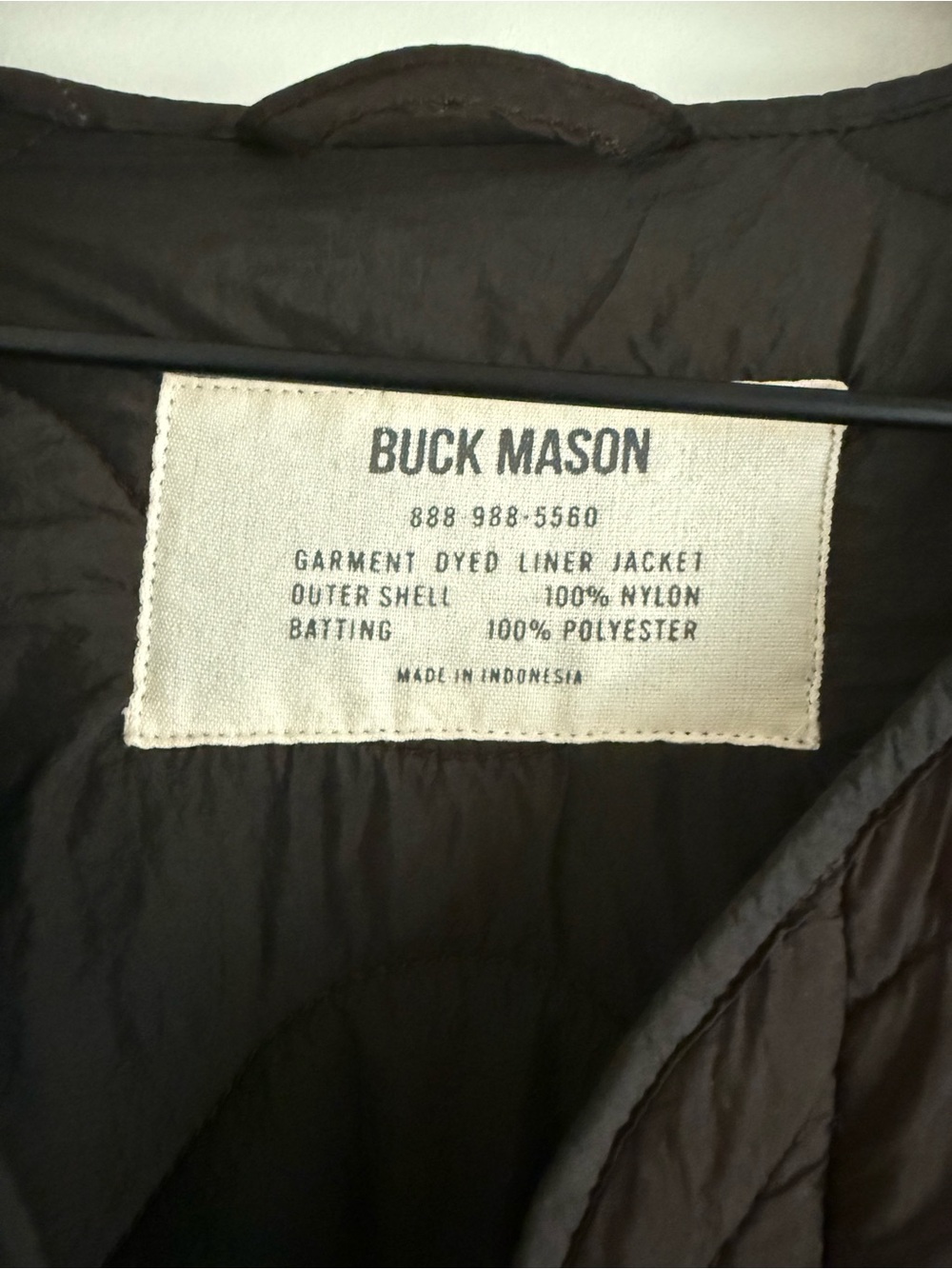 Buck Mason Women’s Jacket, Size - Medium, Color - Olive Green/Brown - Picture 3 of 8